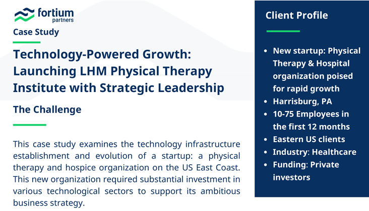 Technology-Powered Growth: Launching LHM Physical Therapy Institute with Strategic Leadership